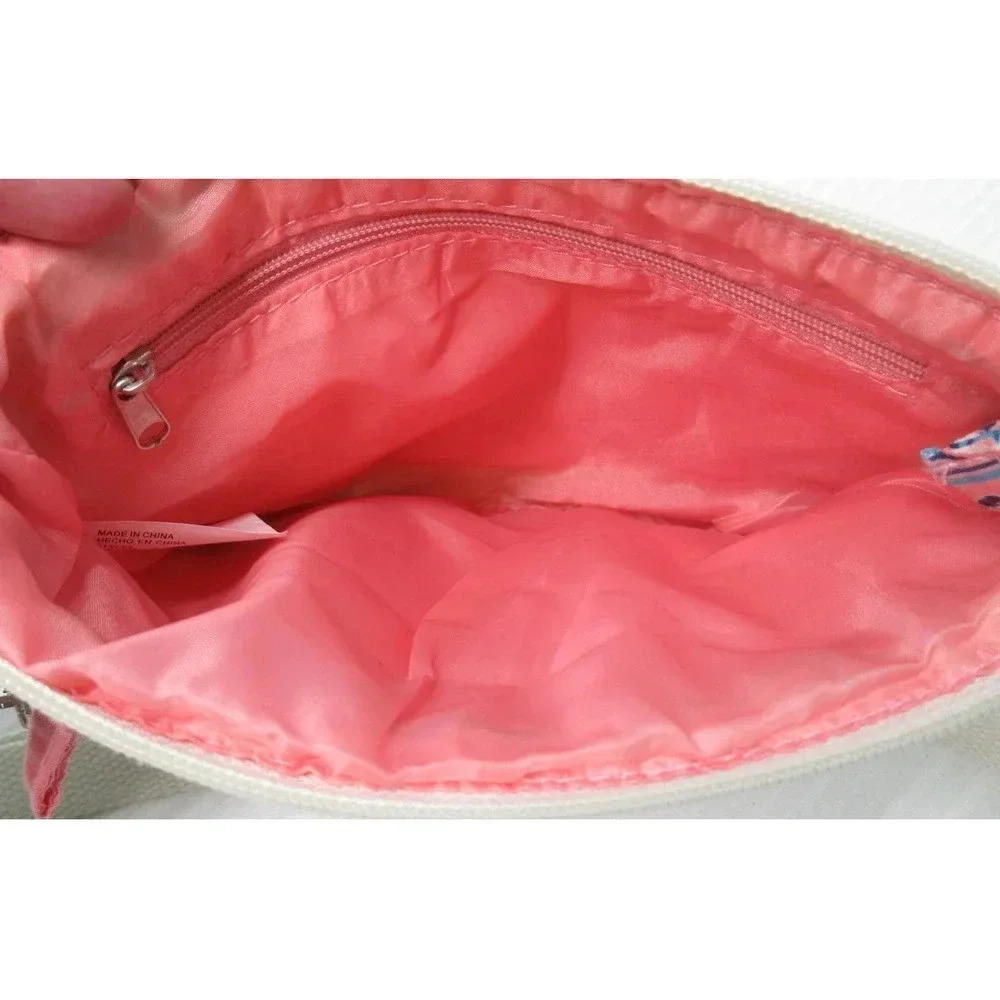 Bright Multicolor Crossbody Quilted Cotton Purse Aztech Pattern Very Clean! - Picture 5 of 6